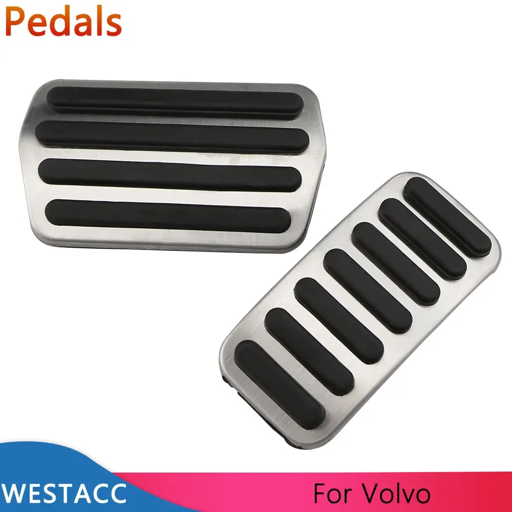 Car Pedals for Volvo V40 XC40 C30 C70 S40 2013 2014 2015 Fuel Gas Brake Accelerator Pedal Pad Cover Accessories