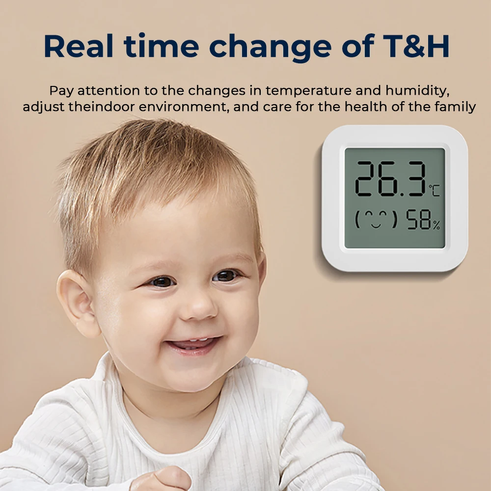 Tuya-Sensor de Temperatura e Umidade, Mini Display