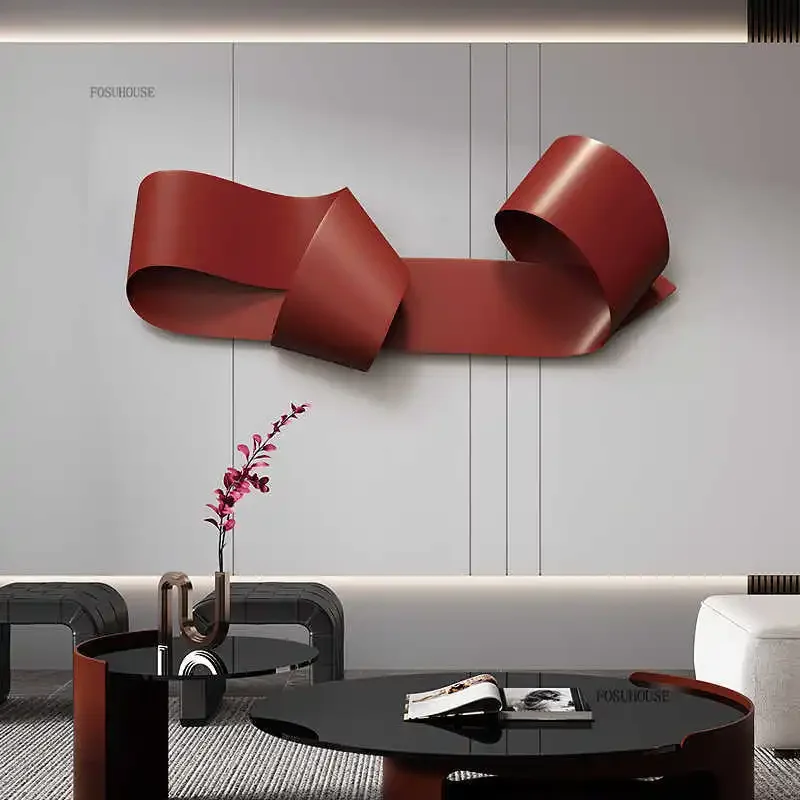 Creative Irregular Hanging Decorations Light Luxury Living Room Wall Decorations Modern Iron Corridor Room Decoration Home WW 2