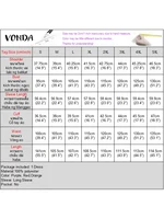 VONDA Women Vintage Autumn Maxi Dresses Bohemian Print Party Long Sundress Long Sleeve Pockets Casual Vestidos Plus Size 5XL - Image 6