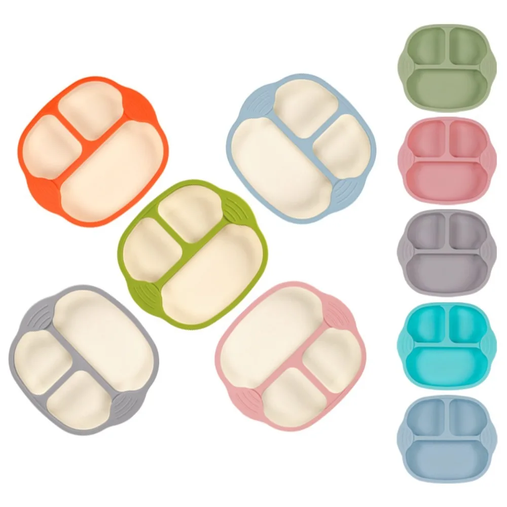 

Детская обезьяна, детская еда, детская тарелка для кормления, детская Тарелка на присоске, силиконовая тарелка, лоток для хранения