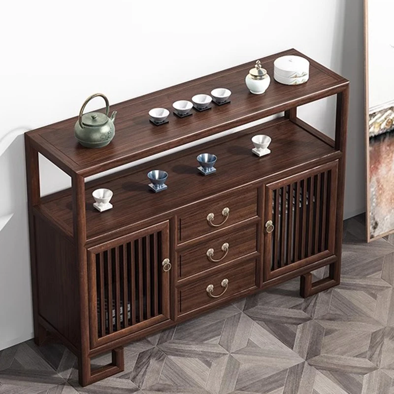 

Rustic Display Sideboard Wood Accent Drawers Designer Dining Room Modular Nordic Sideboard Corner Table De Chevet Furniture HDH