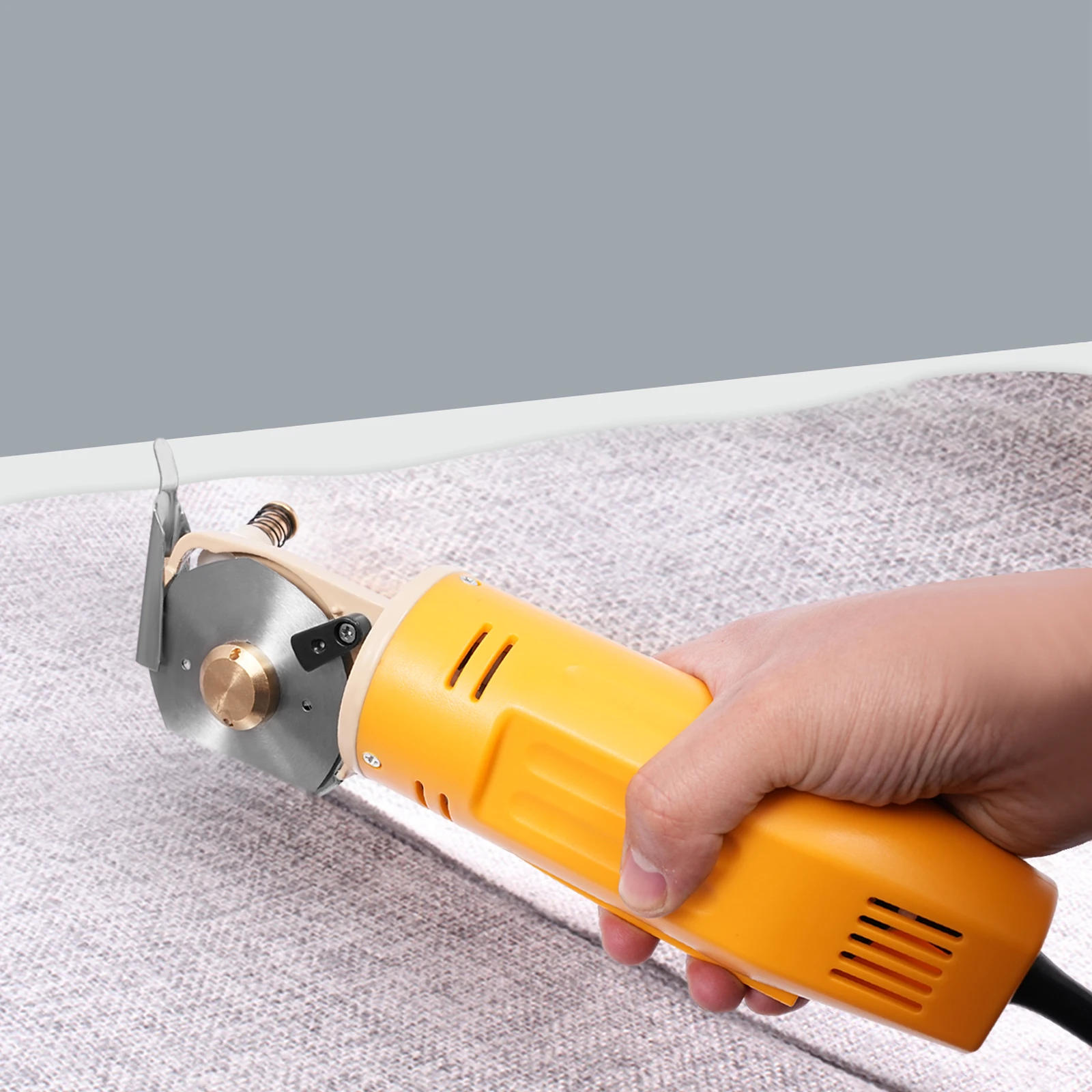 170W Electric Rotary Scissors Power Cutter 220V for Cutting Canvas, Carpet, Footbed, Fabric, Cotton, Silk, Synthetic Fiber