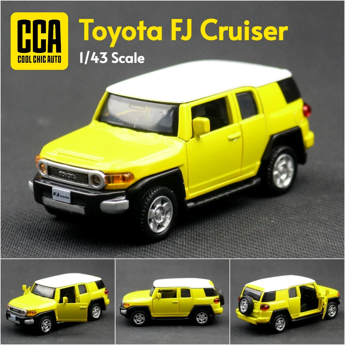 1/43 TOYOTA FJ CRUISER / FJクルーザー 1/43 トヨタ FJ クルーザースポーツおもちゃの車モデルダイキャスト