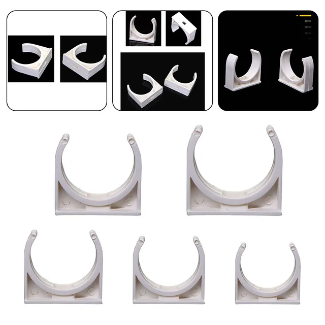 10 Fascette Stringitubo PPR DN20 25mm - Supporti Per Tubi Acqua, Fissaggio Sicuro