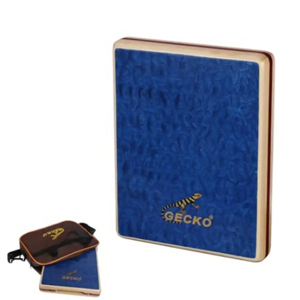 Cajon Drum with Embedded Guitar Strings for Unique Sound Experience Portable Travel Cajon with Carry Bag for Musicians