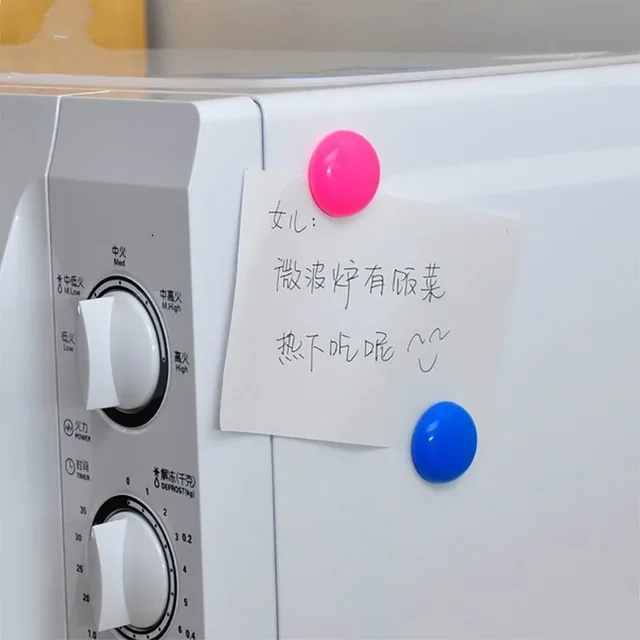 16Pcs/lot Fridge Magnets Whiteboard Sticker Colorful Circular Plastic Refrigerator Magnets Kids Gifts Home Decoration 3
