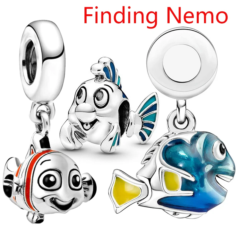 Fit Pandora Disney Clownfish Dory Charms Hangers Sieraden Maken Vinden Nemo Kralen Voor Armband Vrouwen Armbanden Accessoires Diy