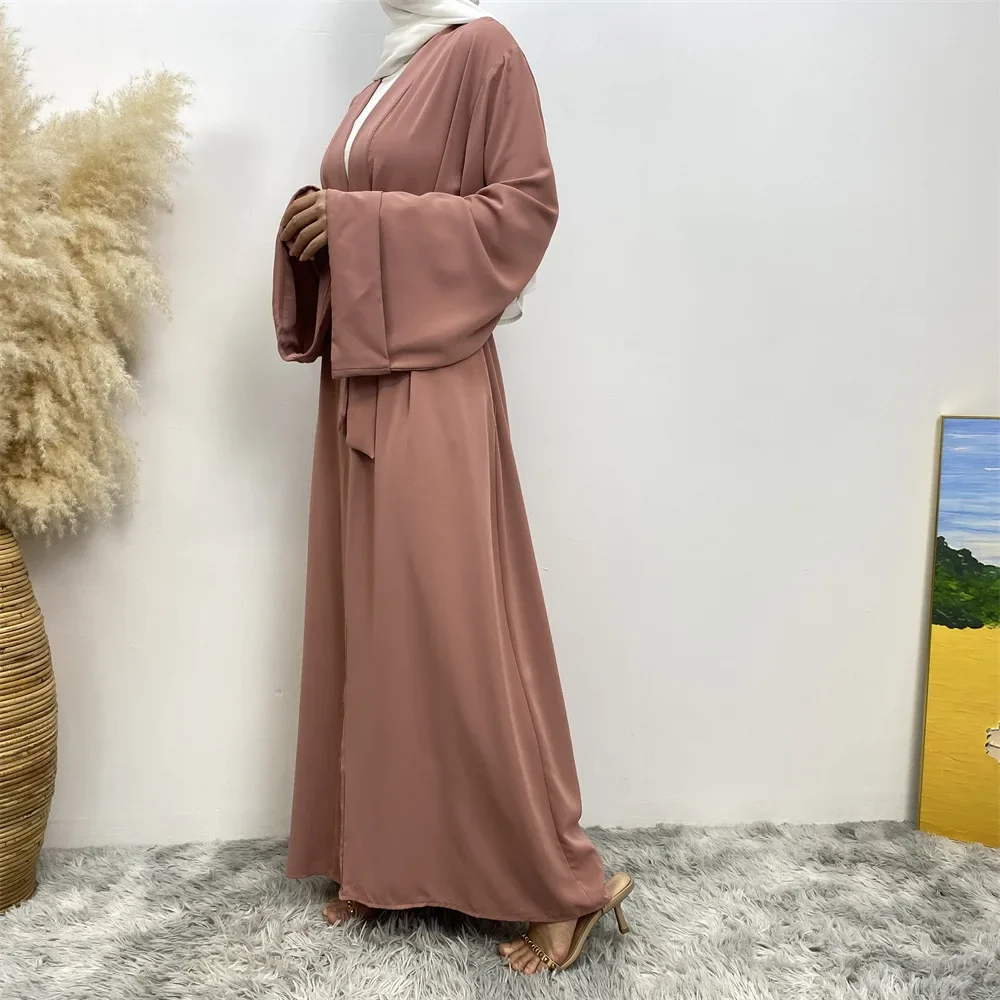 Ramadan Open Abaya Dubai Saudi Turkey Kaftan Muslim Abayas Kimono for Women Modest Robe Caftan Marocain Femme Islamic Clothing
