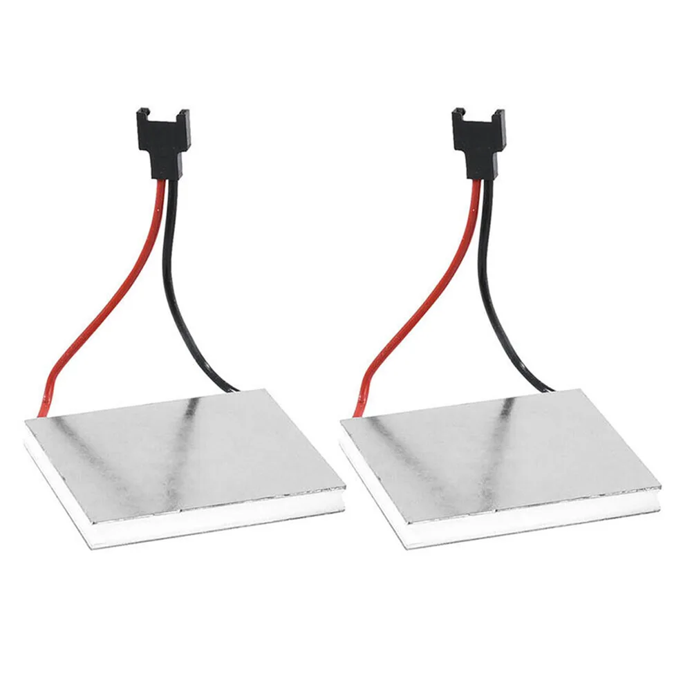 

2X Fireplace Fan Accessories Motor Generator Sheet Stove Burner Heater Part 40mm Heating Cooling Vents Heater Home Improvement