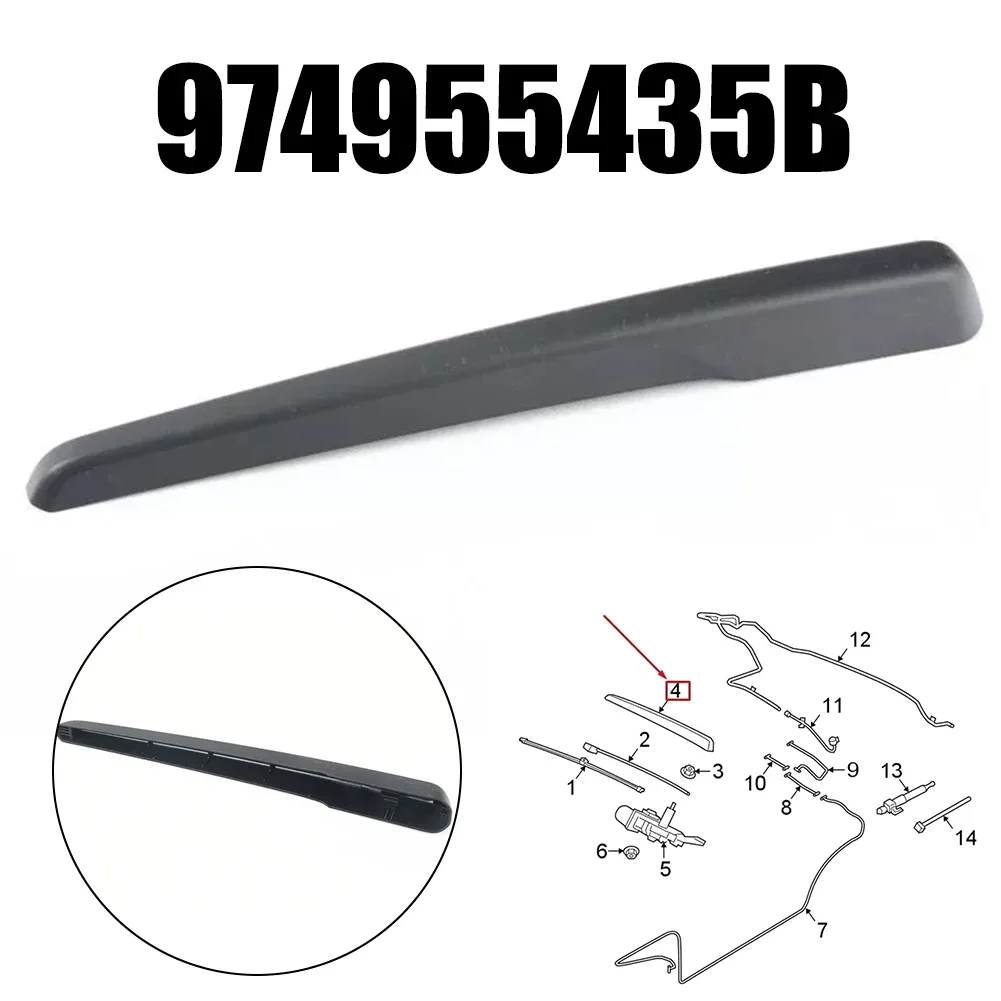 Car Rear Wiper Cover Rear Wiper-arm Cover 974955435B For Panamera Sport ...