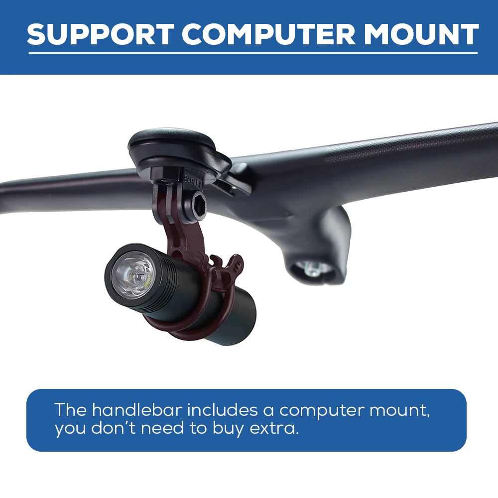 SL6 표준 라운드 프레임 전체 내부 케이블 도로 자전거 핸들 바 T1000 탄소 통합 조종석 OD1 탄소 핸들 바