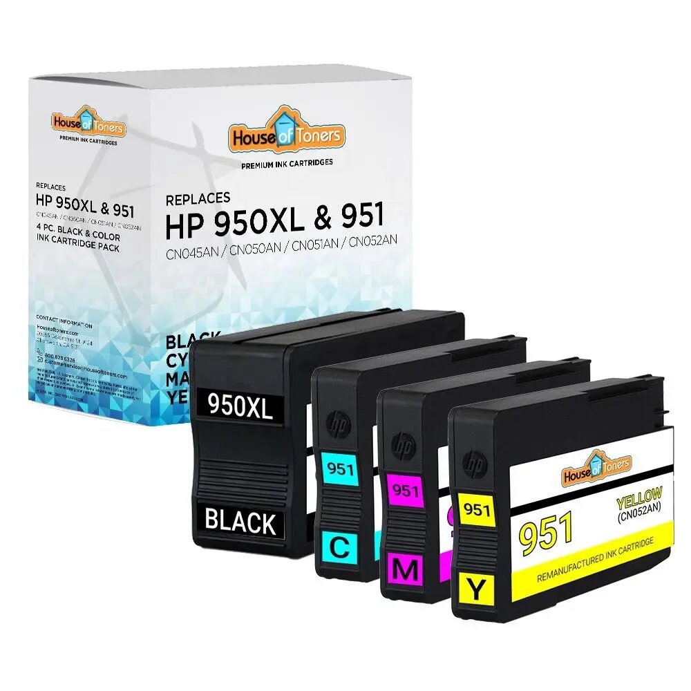 Replacement HP 950XL 951 Ink Cartridges for Officejet Pro 8616 8620 8625 8630