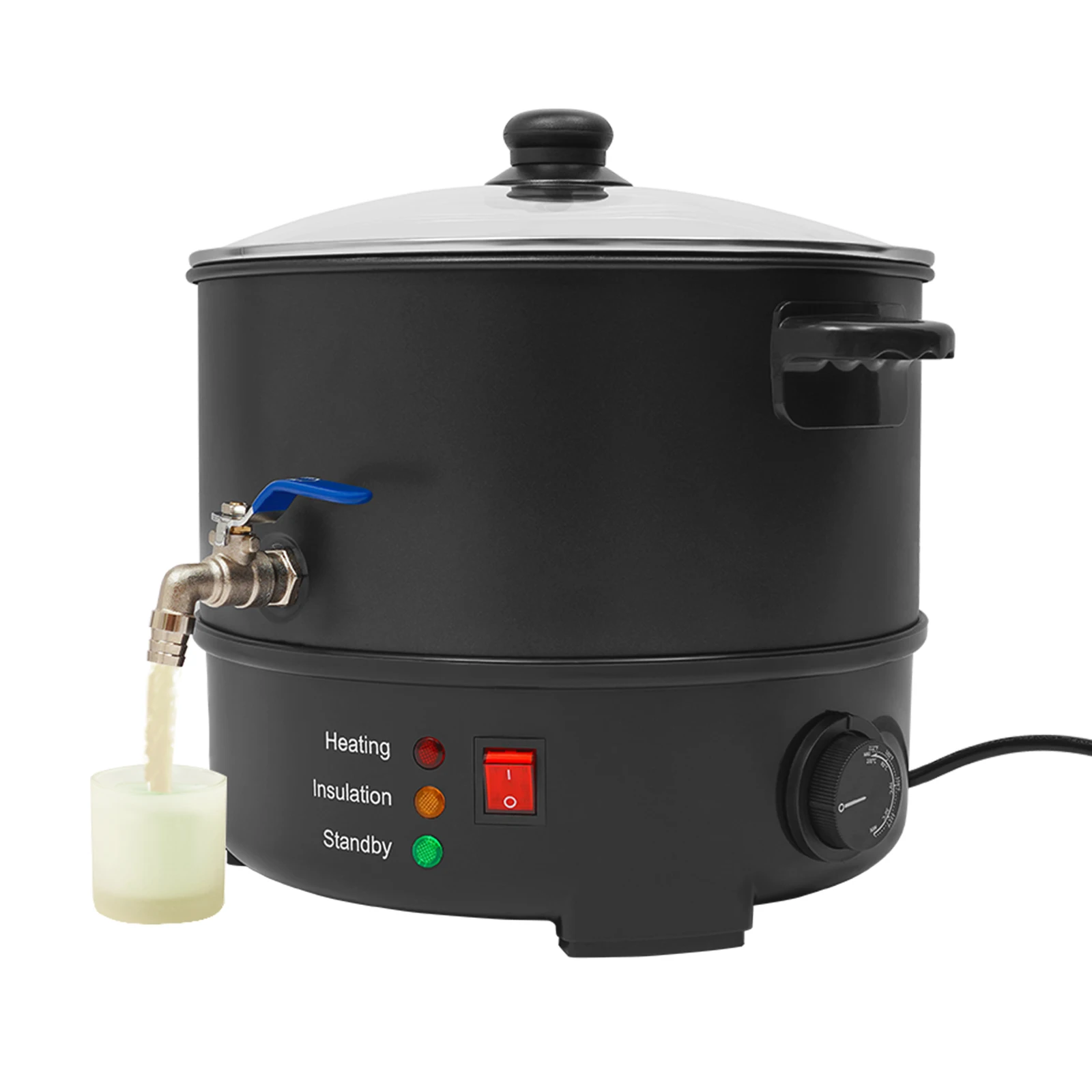 8l Electric Wax Melter Table Top Wax Melter Wax Melter 1000w Used In Homes, Handicraft Workshops, Handicraft Classrooms