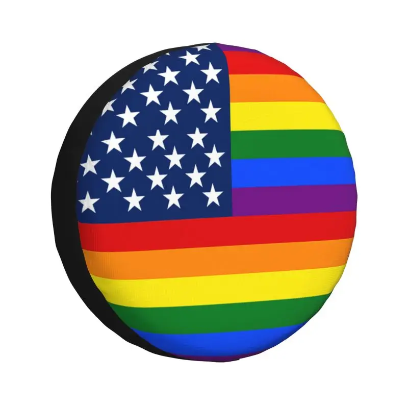 

USA American Flag Print Spare Tire Cover for Grand Cherokee Jeep RV SUV Camper United States US Stars Car Wheel Protector Covers