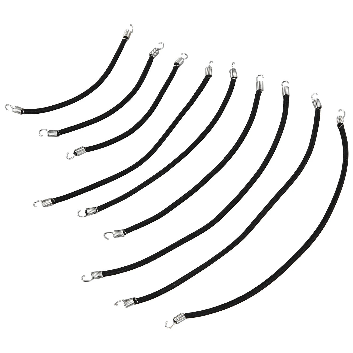 

9Pcs Elastic Roof Rack Rope Luggage Cords for 1/10 RC Crawler Car TRX4 AXIAL D90 SCX10 90046
