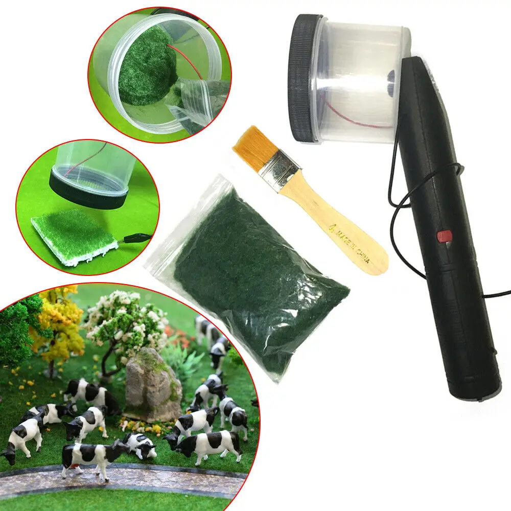 Static Grass Flock Applicator Battery Powered Electrostatic Flocking Machine US DIY Scenic Modelling Sand Table Advanced Diorama waterproof weeding fires machine grass burners blowtorch multipurpose grass remove torch welding tool for outdoor picnic bbq camping weeders