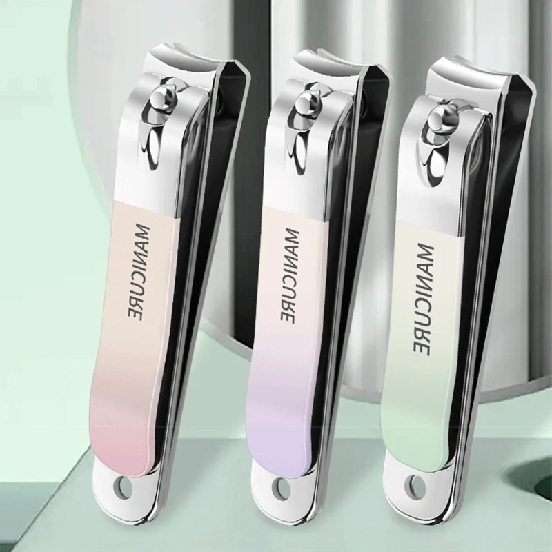 

Nail Clippers Stainless Steel Sharpest Nail Cutter Duty Curved Edge for Adult Men Women Swing Out Nail Cleaner/File