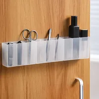 Practical and Stylish Makeup Organizer with Wall-mounted and Desktop Organizer Function for Easy Access and Storage 2