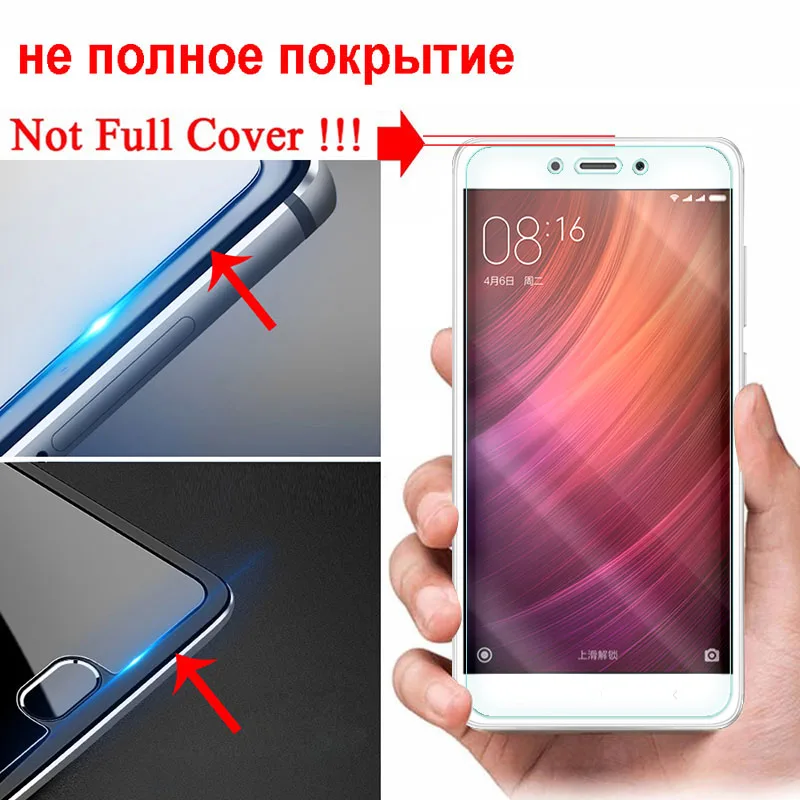 Protective Glass For Xiaomi Redmi Note 4x 4 Tempered glass Xiaomi Mi 4 4c 4i 4s Screen protector on Xiaomi redmi 4 pro 4a 4x
