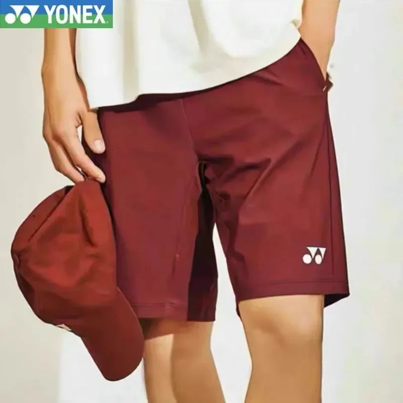 YONEX New Training Sports Competition Short-sleeved Quick-drying Summer Men's and Women's Running Breathable Casual Shorts
