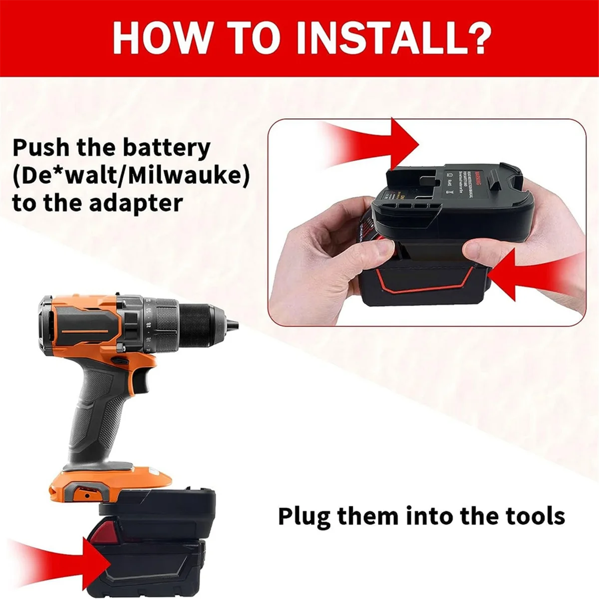 

Адаптер для аккумулятора DM18AR для Dewalt, литий-ионный аккумулятор Milwaukee, преобразуется в для электрической дрели Ridgid/AEG 18 в