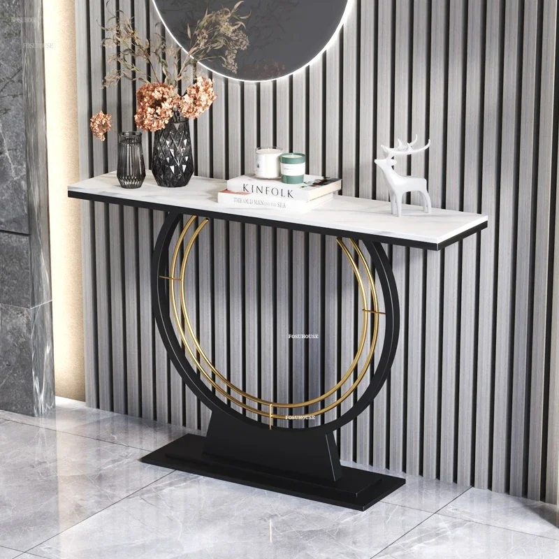 Nordic Console Tables Household Ultra Narrow Living Room Console Table Minimalist Wall Entry End View Platform Porch Cabinets