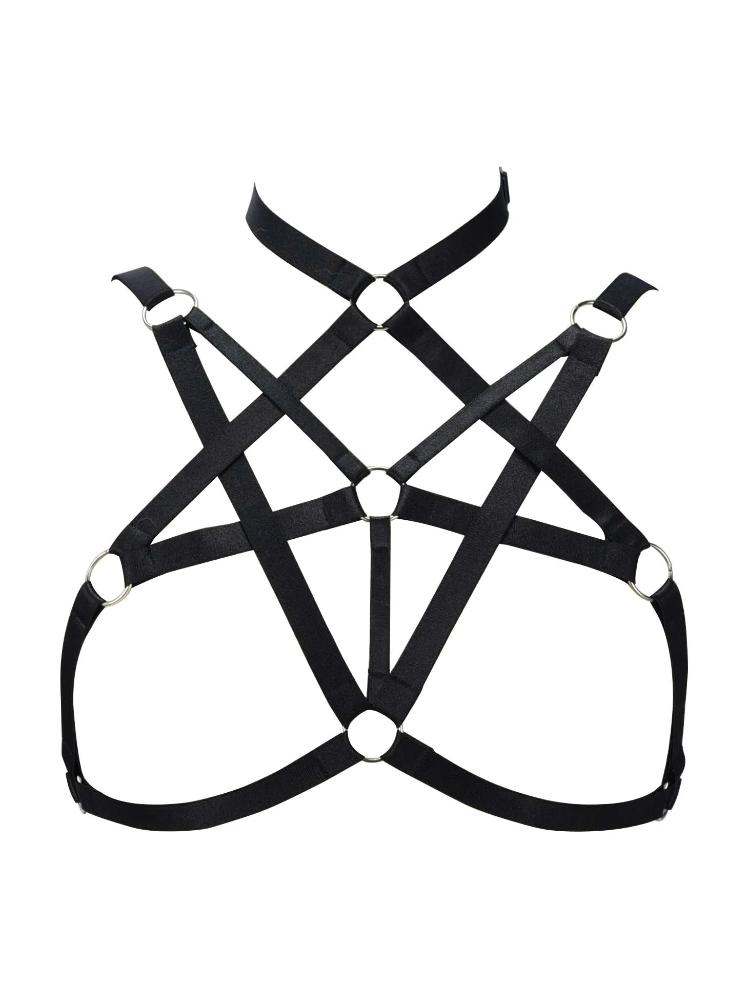 

New Punk Sexy Lingerie Women Cage Body Harness Cage Bralette Fetish Tops Bondage Harness Bra