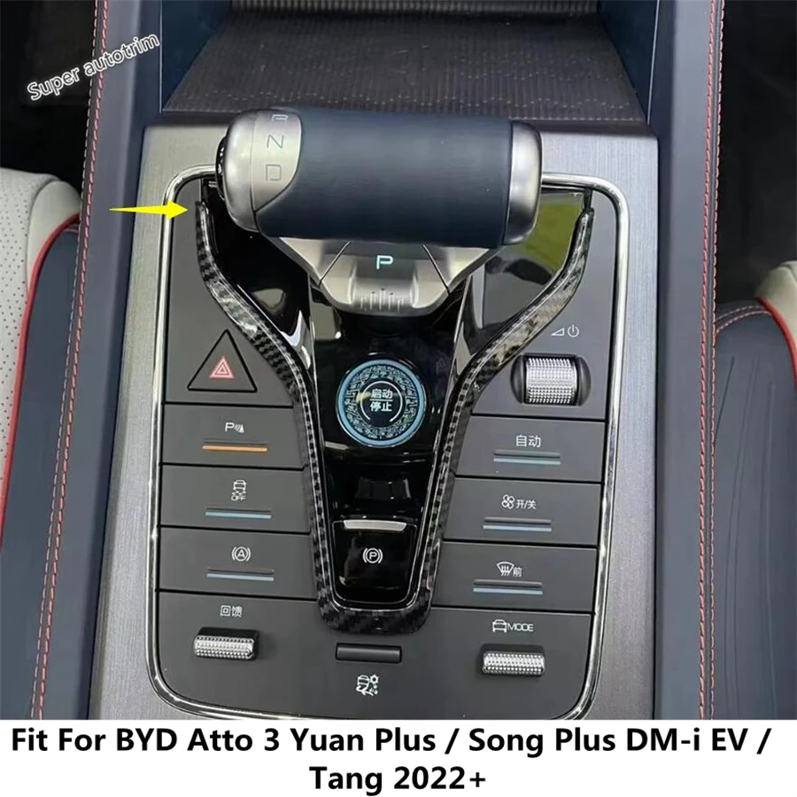 

Central Gear Shift Panel Decoration Cover Trim For BYD Atto 3 Yuan Plus /Song Plus DM-i EV / Tang 2022 2023 Interior Accessories