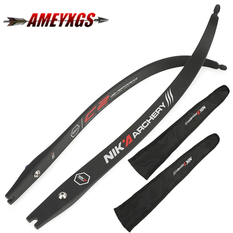 Branches D'arc ILF NIKA ARCHERY H25-68 - Carbone, 12-50LBS, Pour Chasse Et Cible