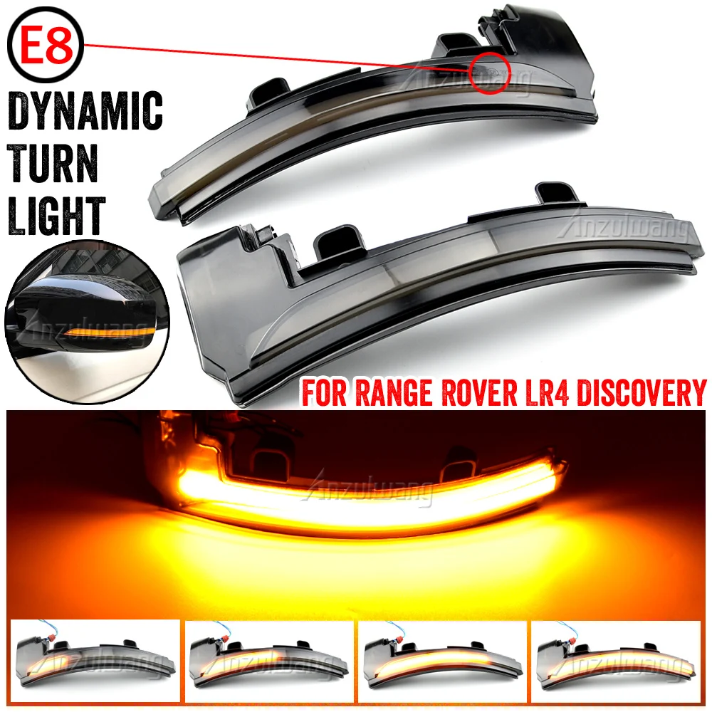 

For Land Rover Discovery LR4 Range Rover Sport Evoque MK IV Dynamic Turn Signal Light LED Mirror Flasher Lamp Indicator Blinker