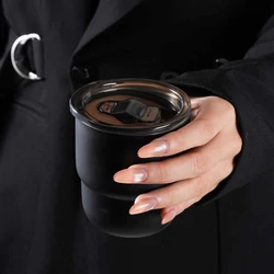 Stainless Steel Insulated Travel Tumbler - 255ml Versatile Beverage Mug, Available in 16 Vibrant Colors - 255ml (GlossyBlack)