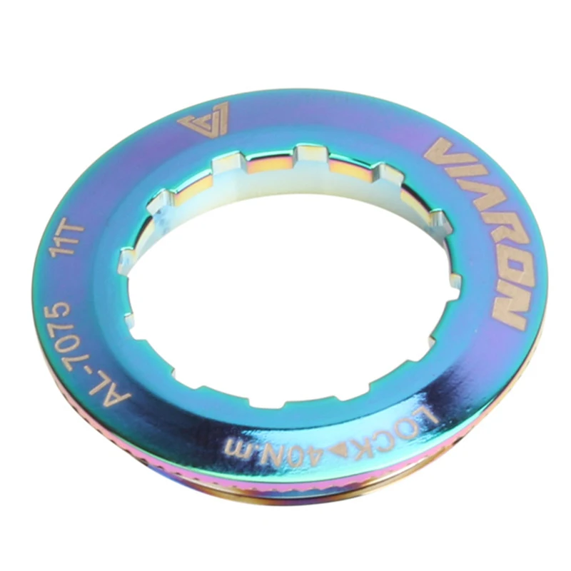 Viaron Bike Cassette bicycle cassette 11 Speed Flywheel Lock Cap UltraLight Aluminum Alloy Locks Ring MTB Road Bicycle For Shimano SRAM