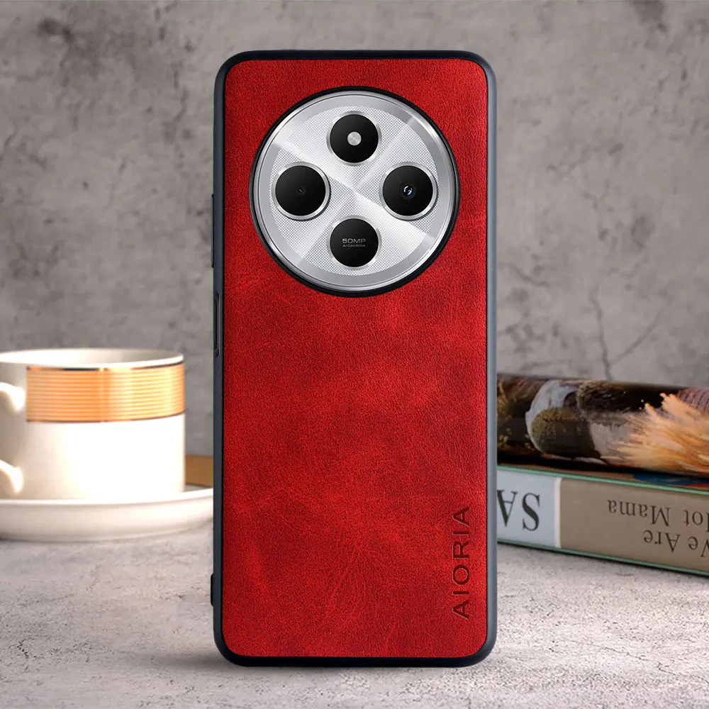 Luxury Vintage Leather Phone Case - Elegant Business Cover