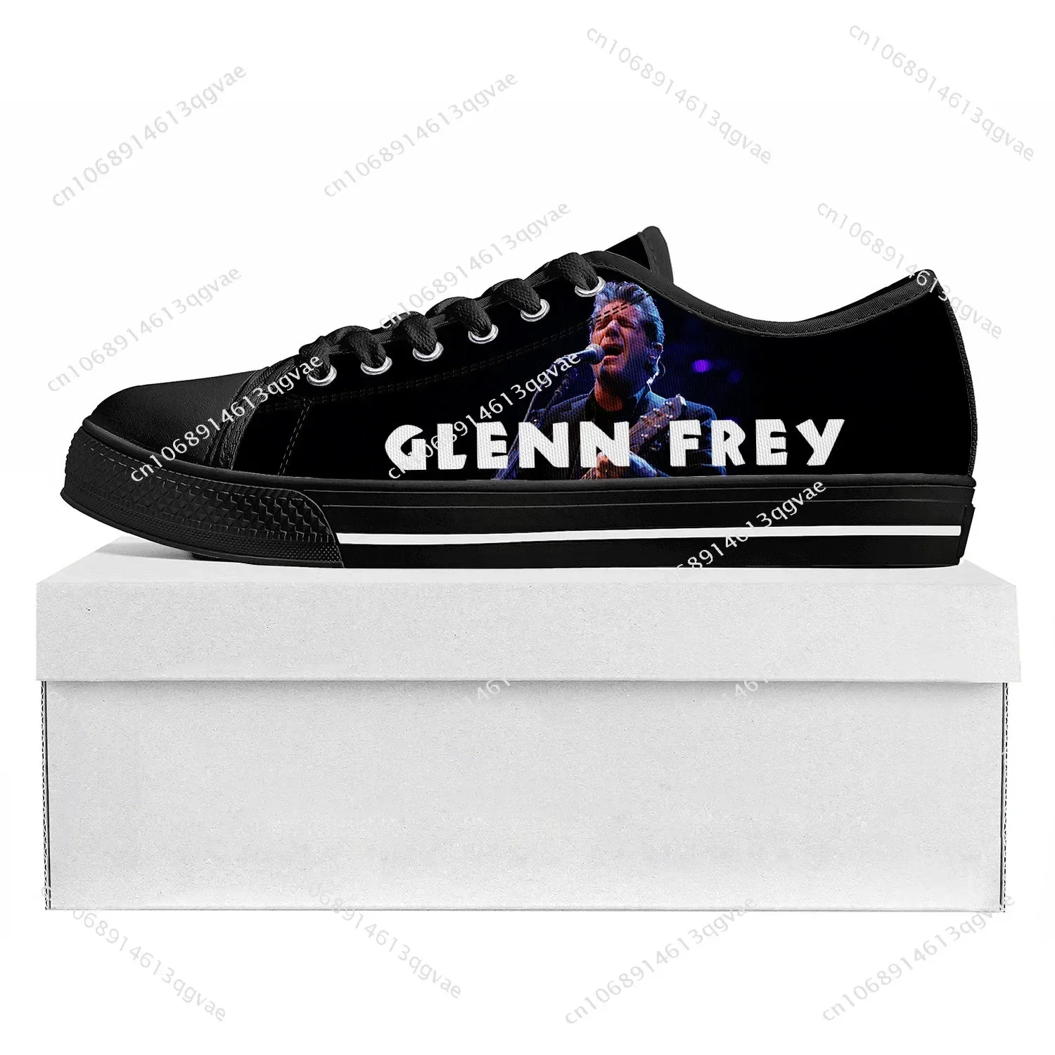 Glenn Frey Low Top Sneakers Mens Womens Teenager High Quality Sneaker Canvas Custom Made Shoes Casual Couple Customize Shoe