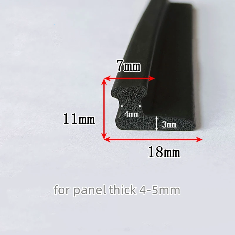 Edge Enchoser Shield para Frameless Glass, Painel De Metal Board, Preto