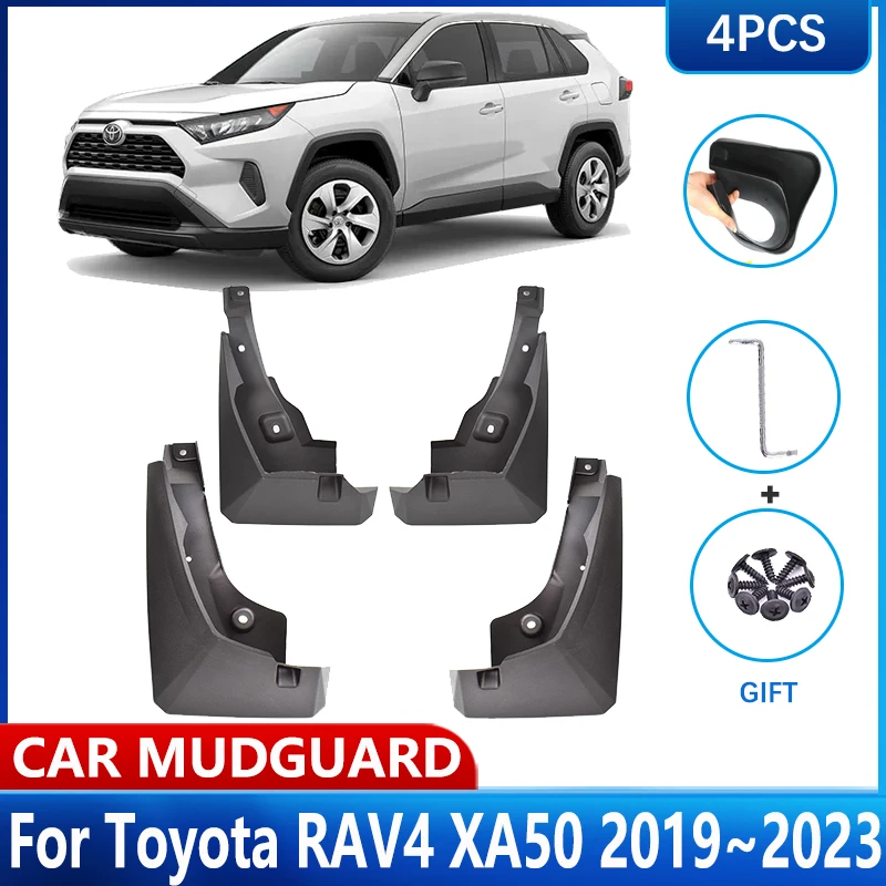 

Car MudFlap For Toyota RAV4 XA50 2019~2023 Accessories Suzuki Across Mud Flap Wheel Fender Guard Splash Protect Mudguard Sticker