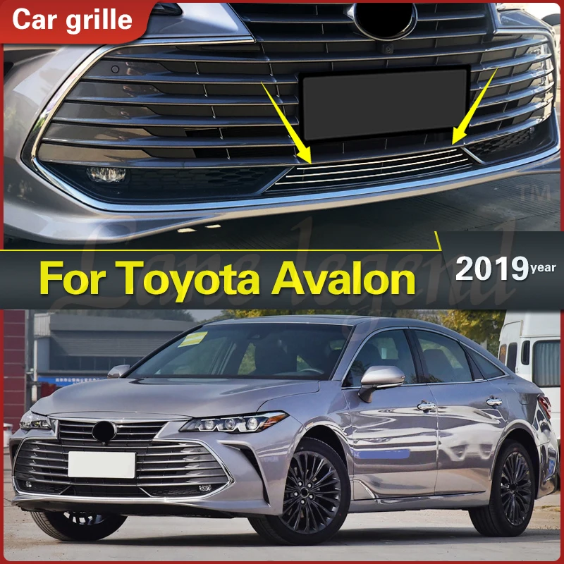 

High-quality Stainless Steel Front Bottom Grill Cover Grilles Trim Cover Car Grille Body Kit for Toyota Avalon 2019 Racing Grill