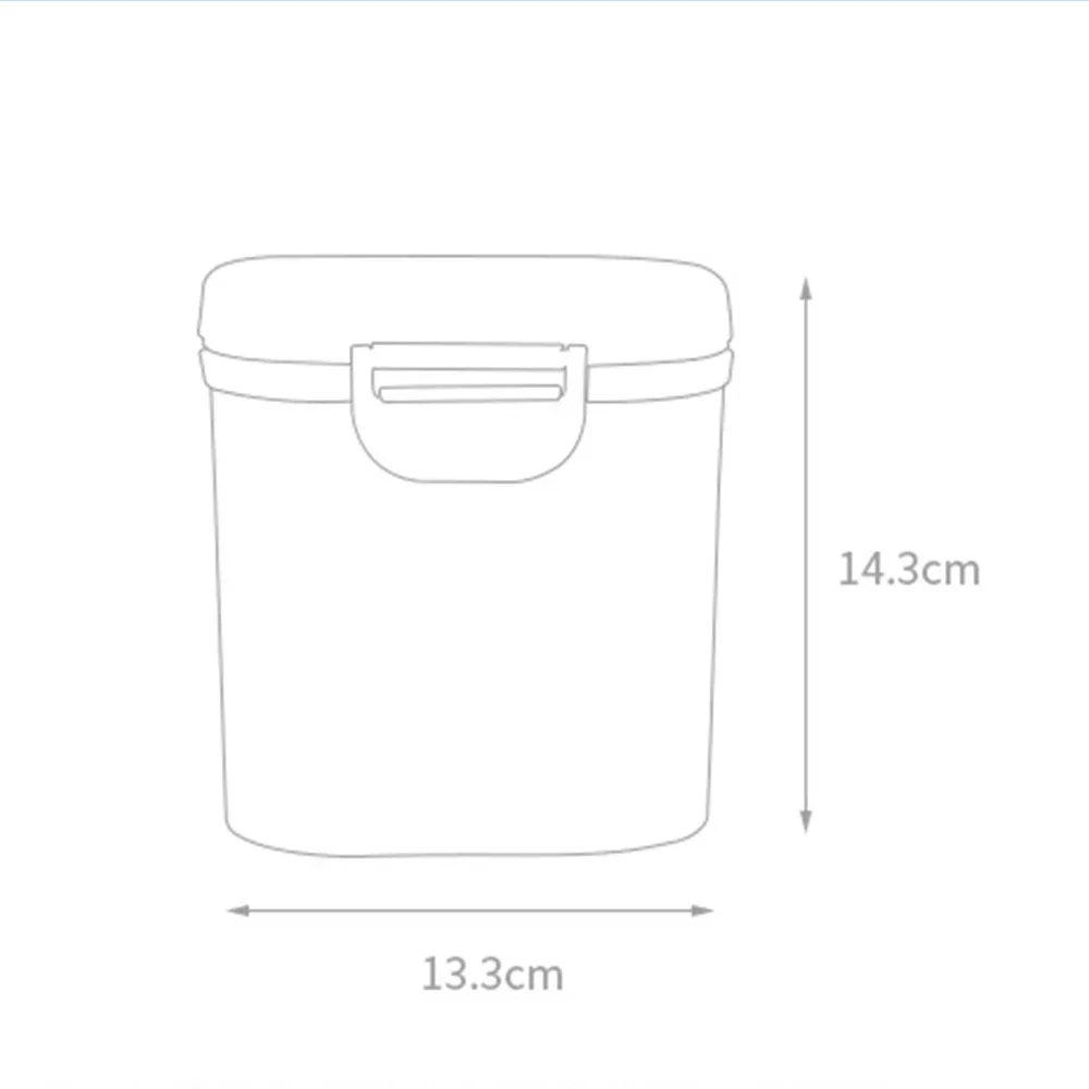 800ML Baby Formula With Spoon, Milk Powder Storage Box Baby Essential Cereal Snack Container Food Storage Box