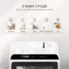 Dishwashers, Compact Dishwashers with 5 L Built-in Water Tank & Inlet Hose, 5 Washing Programs, Baby Care 2