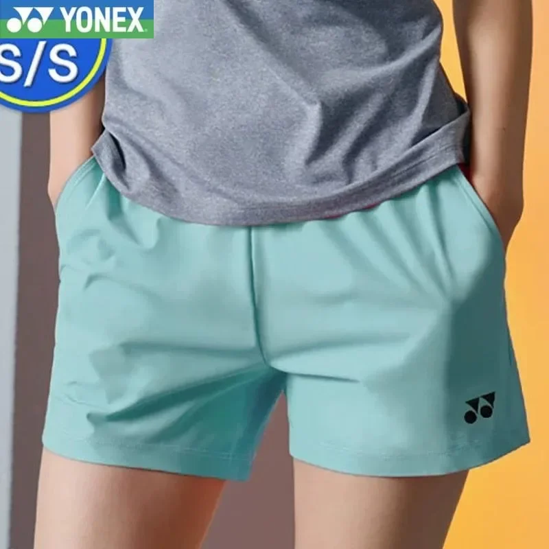 YONEX New Training Sports Competition Short-sleeved Quick-drying Summer Men's and Women's Running Breathable Casual Shorts