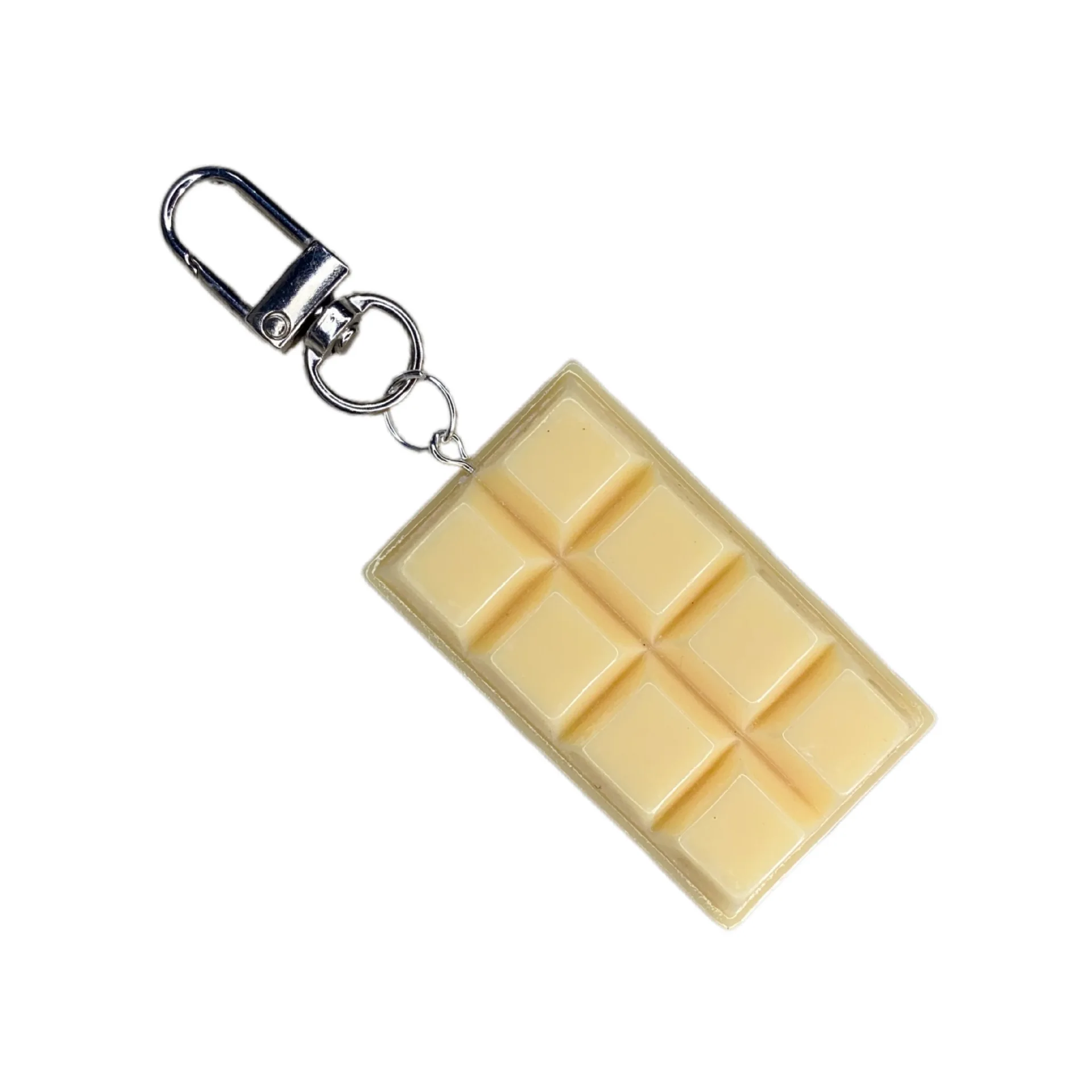 Hyperrealistic Chocolate Keychain - Non-Edible Dessert Pendant for Her, Dual-Tone Car Purse Charm & Desk Decor Sweet Theme Gift