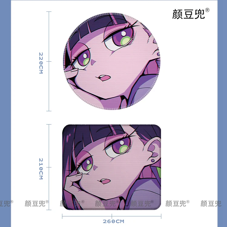 Zutto Mayona Delinoni 애니메이션 ZTMY 스몰 사이즈 게임용 마우스 패드, 게이머 회사 키보드 마우스 매트, 카펫 컴퓨터 책상 매트