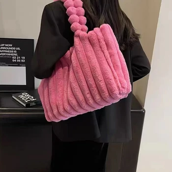 حقيبة يد ذات كتف واحد مضلعة خفيفة الوزن ، حقيبة كاجوال ذات سعة كبيرة ، حقيبة يد عصرية في الشارع ، جديدة