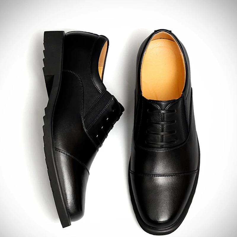 Men Leather Shoes Office Mens Dress Shoes Man Oxford British Style Business Work Footwear leather shoes