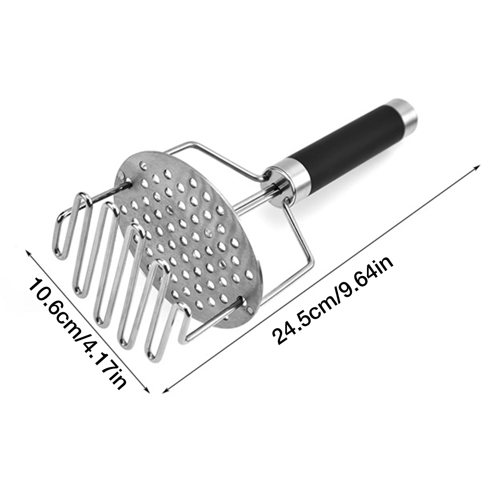 Potato Masher Stainless Steel Boiled Potato Masher For Kitchen Integrated Masher  Tool Food Smasher For Pumpkin Bean Potatoes - AliExpress