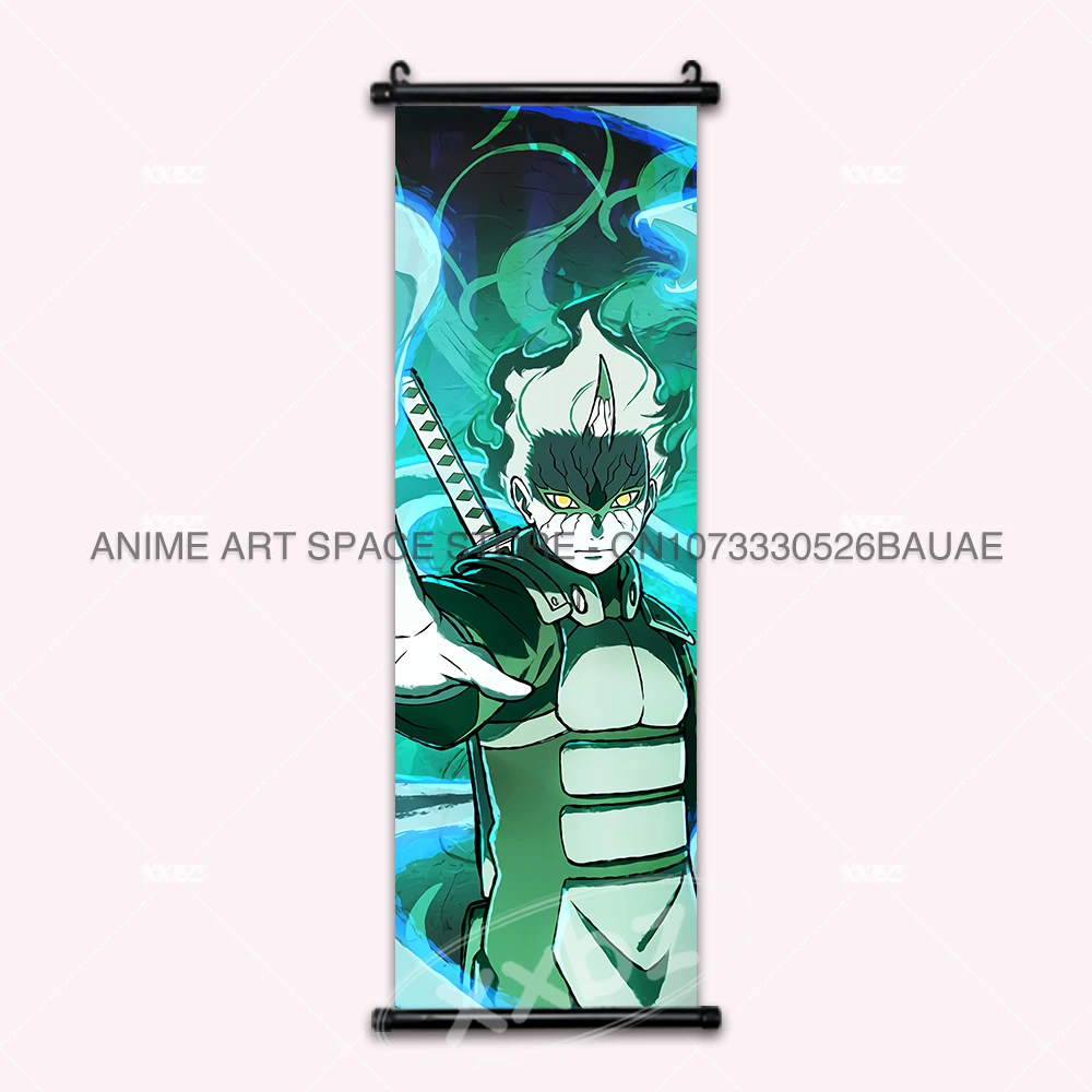 Naruto Anime Hanging Wall Art: Uchiha Sasuke & Jiraiya Scrolls Poster