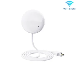 Smart WiFi - Enabled IR Remote for Home Automation - Control via Smart Life App (WHITE)