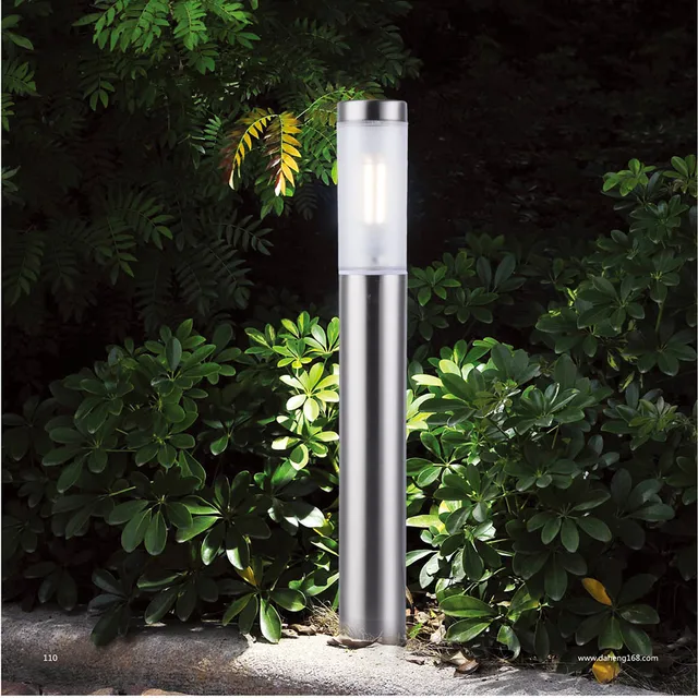 Kültéri Rozsdamentes Acél Led Gyeplámpa 600 Mm -Es Bollard Light Pathway Wate -Boof Ip65 Kerti Lámpa Grasslot Landscape - Image 2