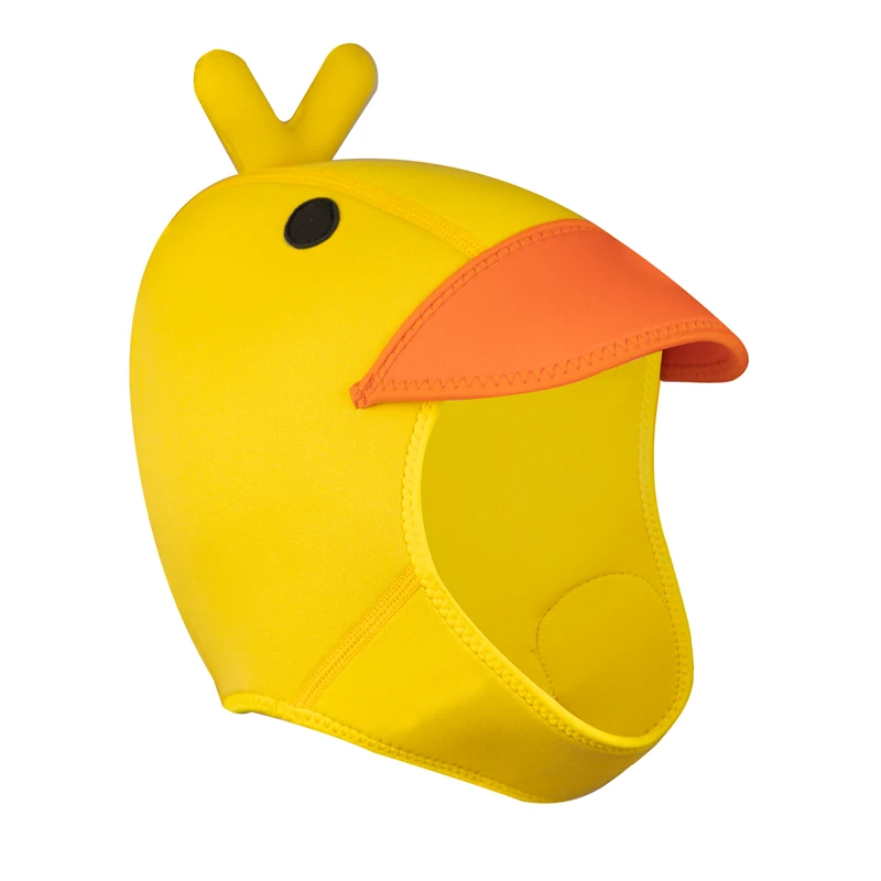 Wetsuit Hood Yellow Duck 3mm Neoprene Scuba Diving Hood Women Children Men Scuba Dive Cap Freediving Hat Thermal Surfing